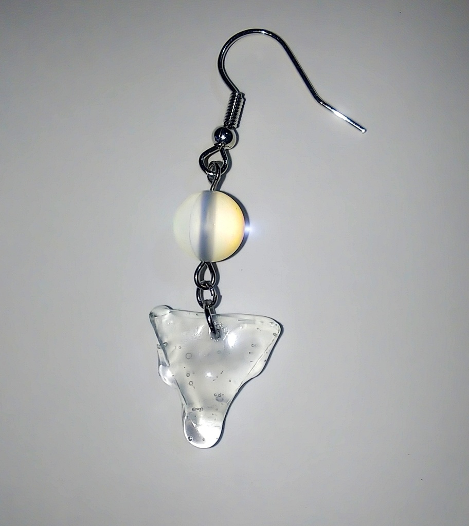 片耳ピアス『溶氷』