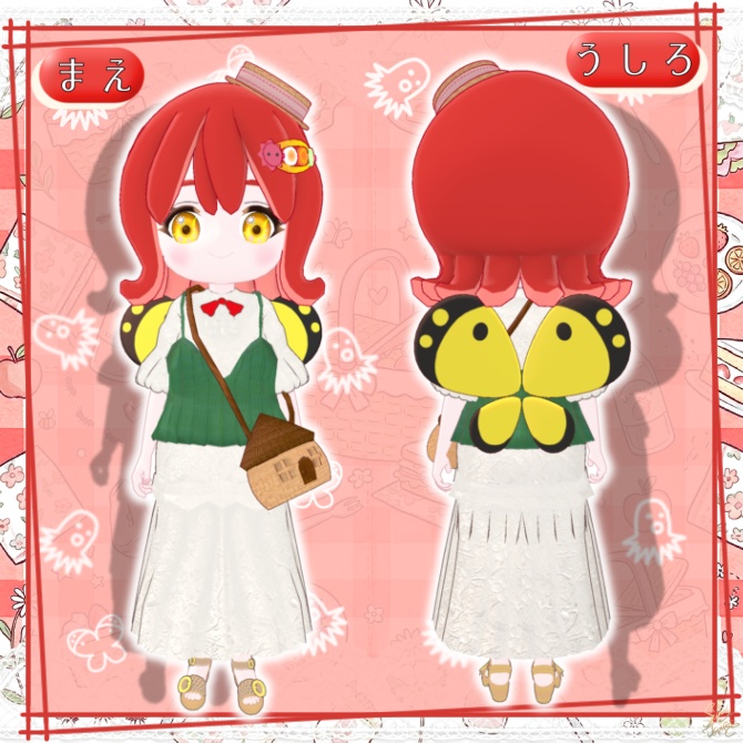 オリジナル3Dモデル『ウィンちゃん』タコウィンナーから生まれた女の子!