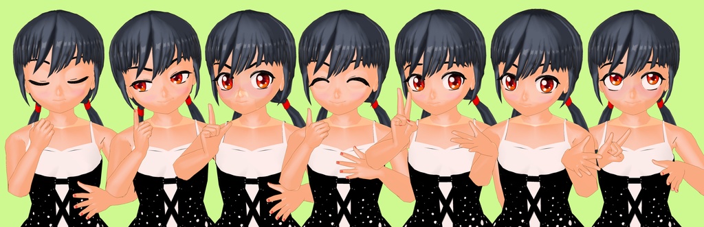 オリジナル3Dモデル 光路 雪