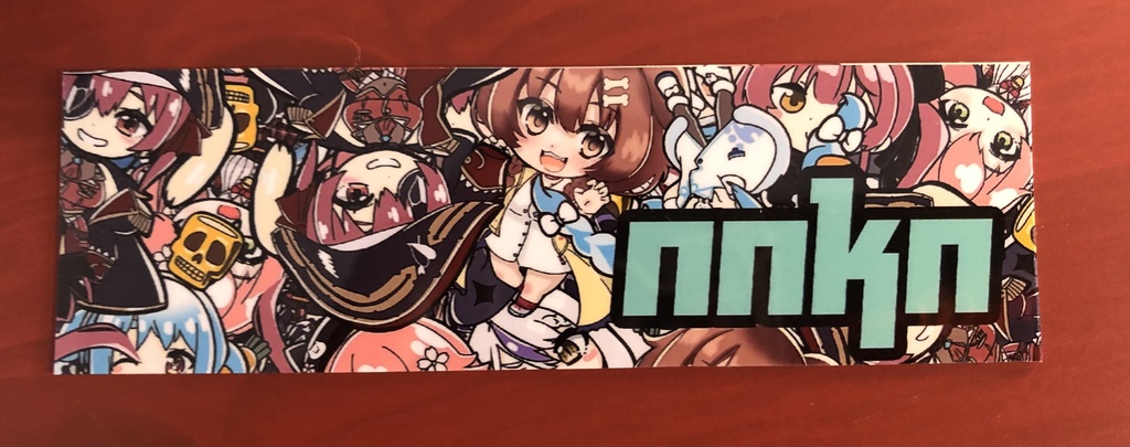 【非公式】nnknボックスステッカー小　防水