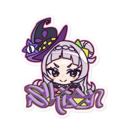 【非公式】紫咲シオン　ステッカー