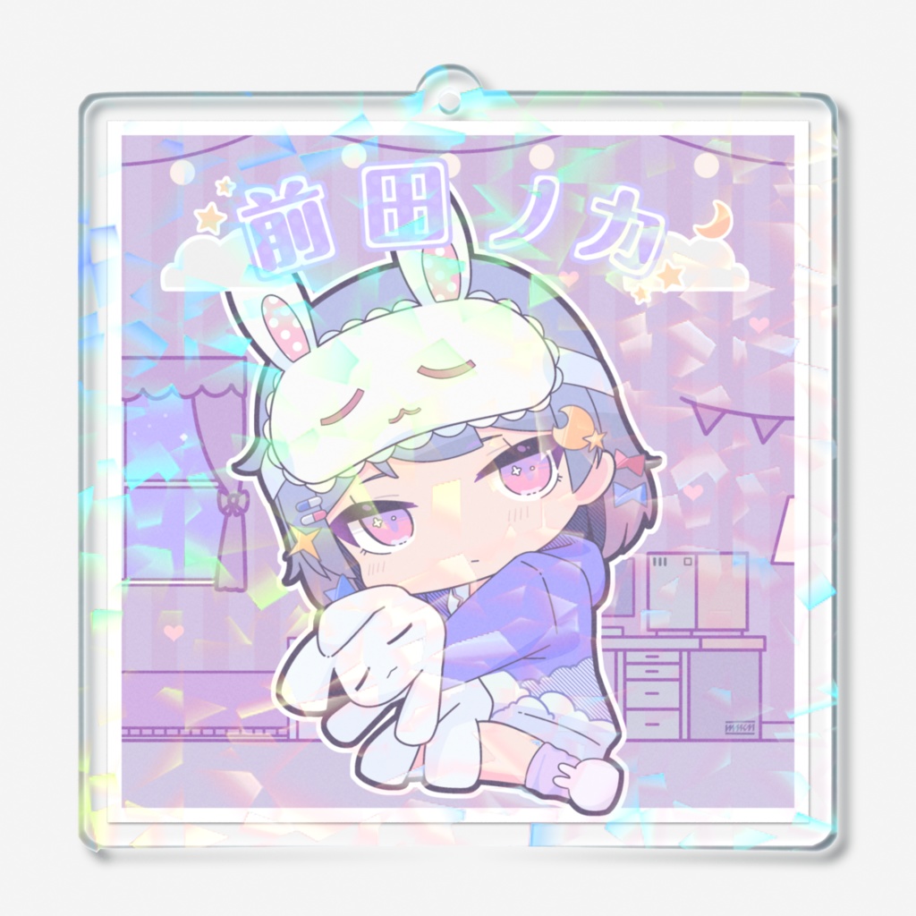 ノカちゃん　ステッカー 風アクキー