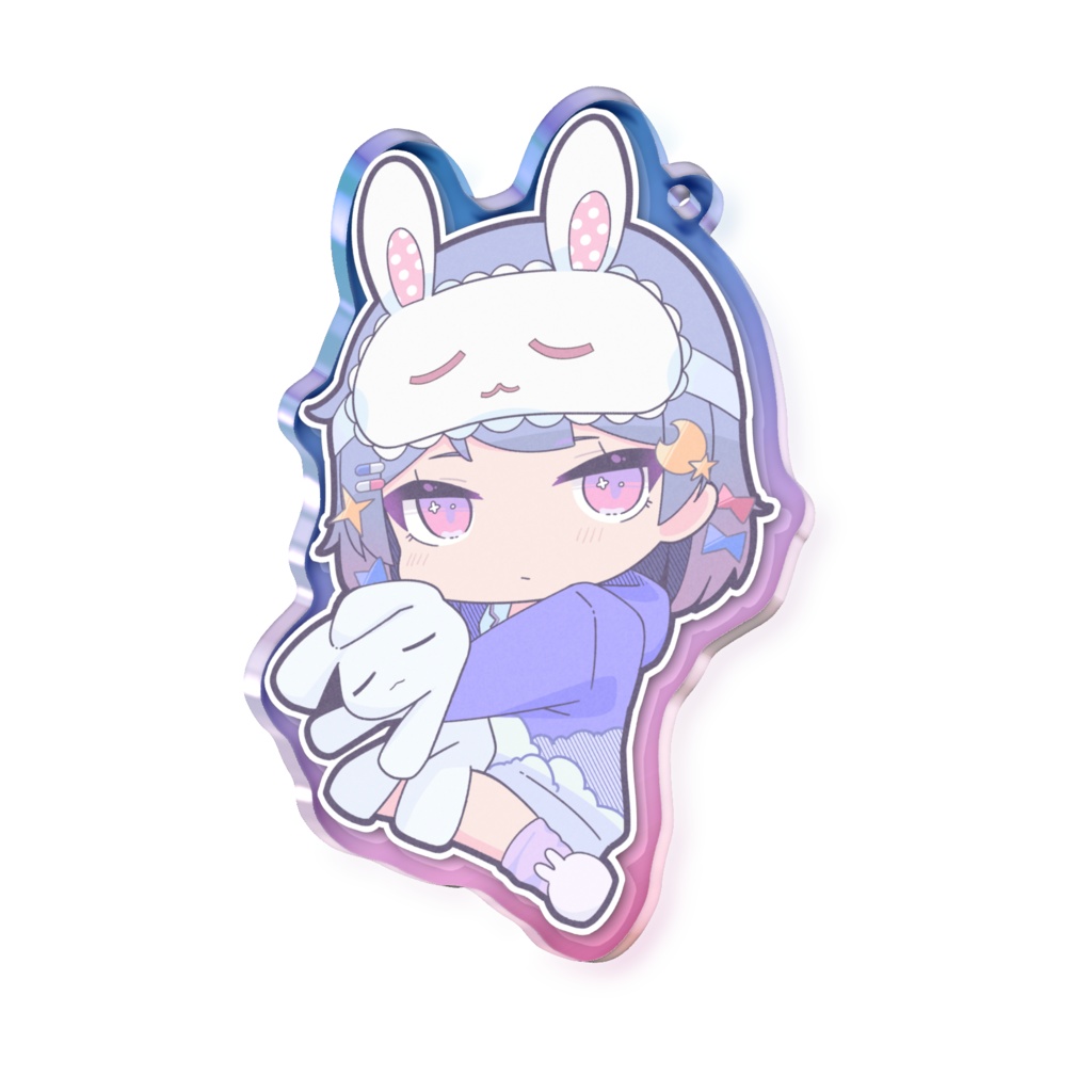 ノカちゃん　オーロラアクキー