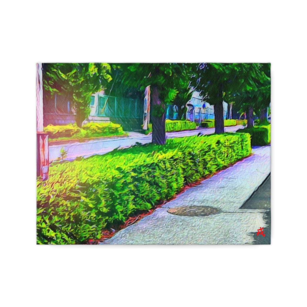 a-187 夏 昼下がり summer afternoon キャンバス画 F-6