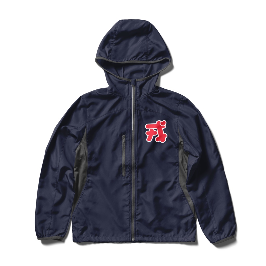 a-163 虹の日 庭園 Rainbow day garden ウインドブレーカー