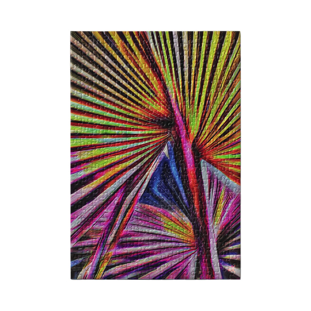 パズル : a-150 深紅のビロウ Red of Livistona chinensis 300 ピース