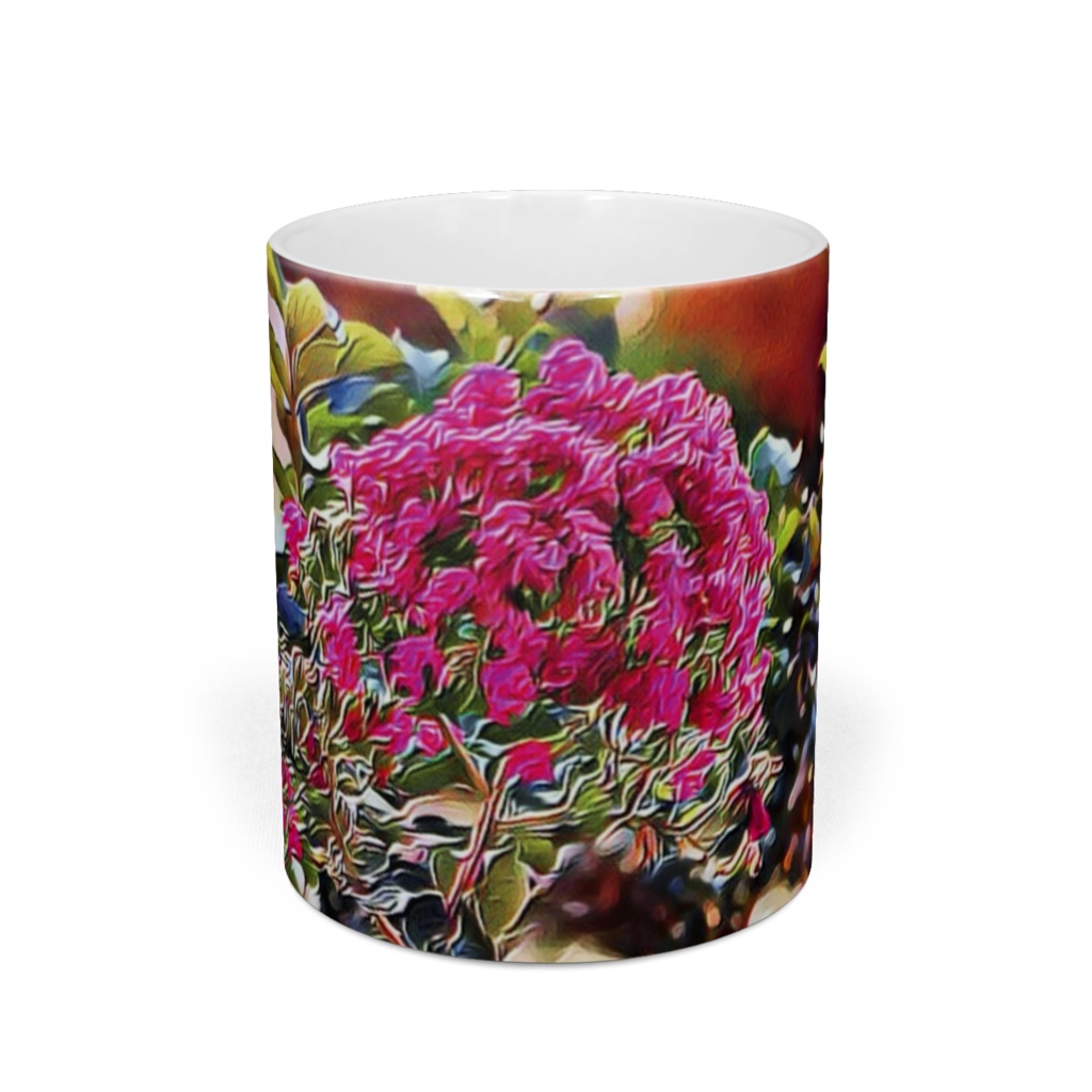 a-190 サルスベリの花 Flower of lagerstroemia indica マグカップ