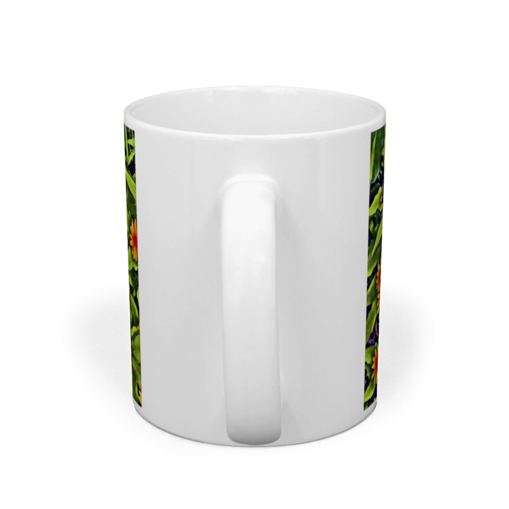 a-217 路傍の花 蝶 ミリオンゴールド Roadside Flower Butterfly Million Gold マグカップ