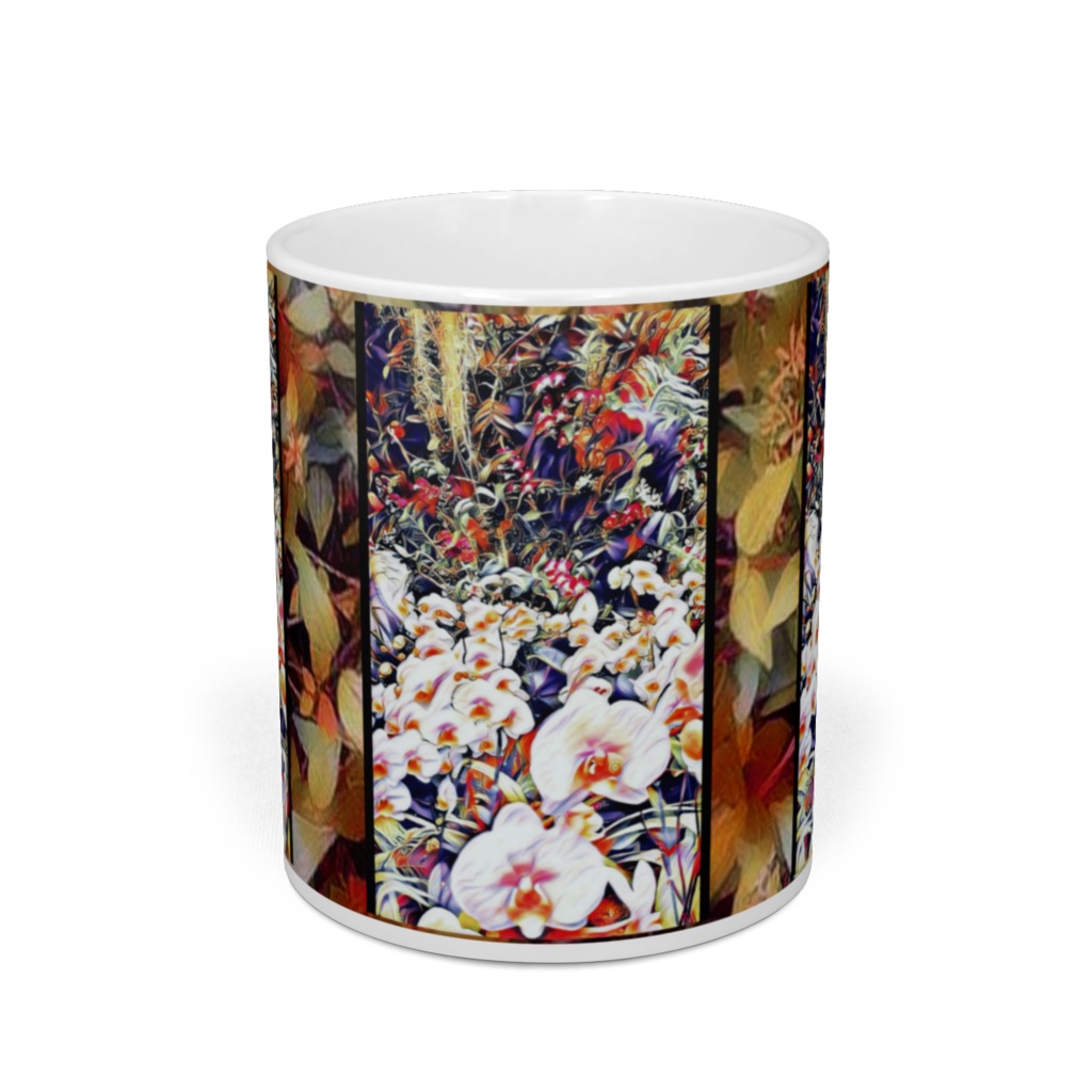 a-137 蘭の森 Orchid forest マグカップ(秋)