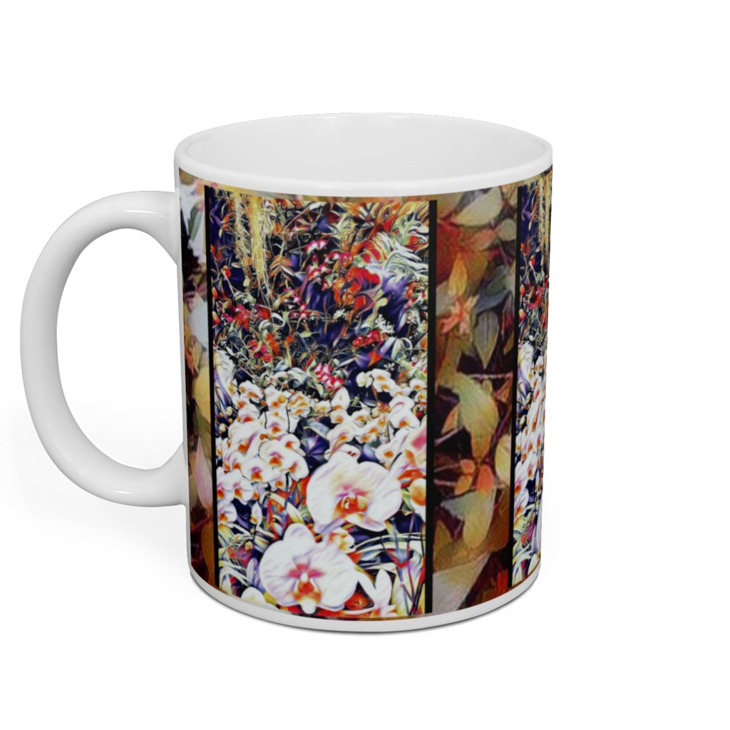 a-137 蘭の森 Orchid forest マグカップ(秋)