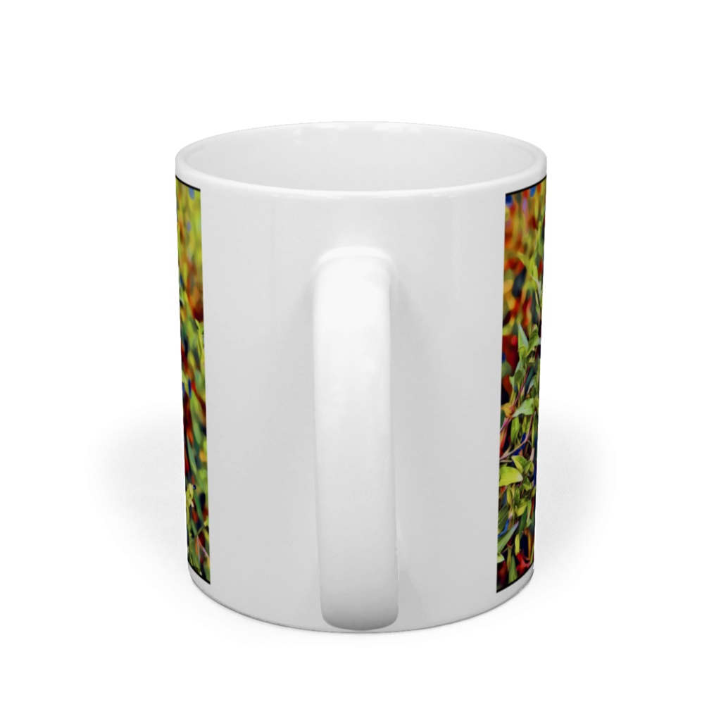 a-231 路傍の花 晴天 露草 Roadside flowers Sunny dayflowers マグカップ