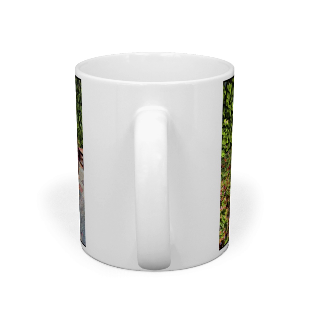 a-240 秋 妖精とベンチ Autumn fairy and bench マグカップ