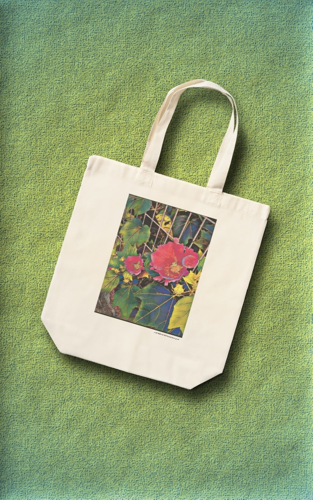 a-239 路傍の花 成長 Roadside flower growth エコバッグ