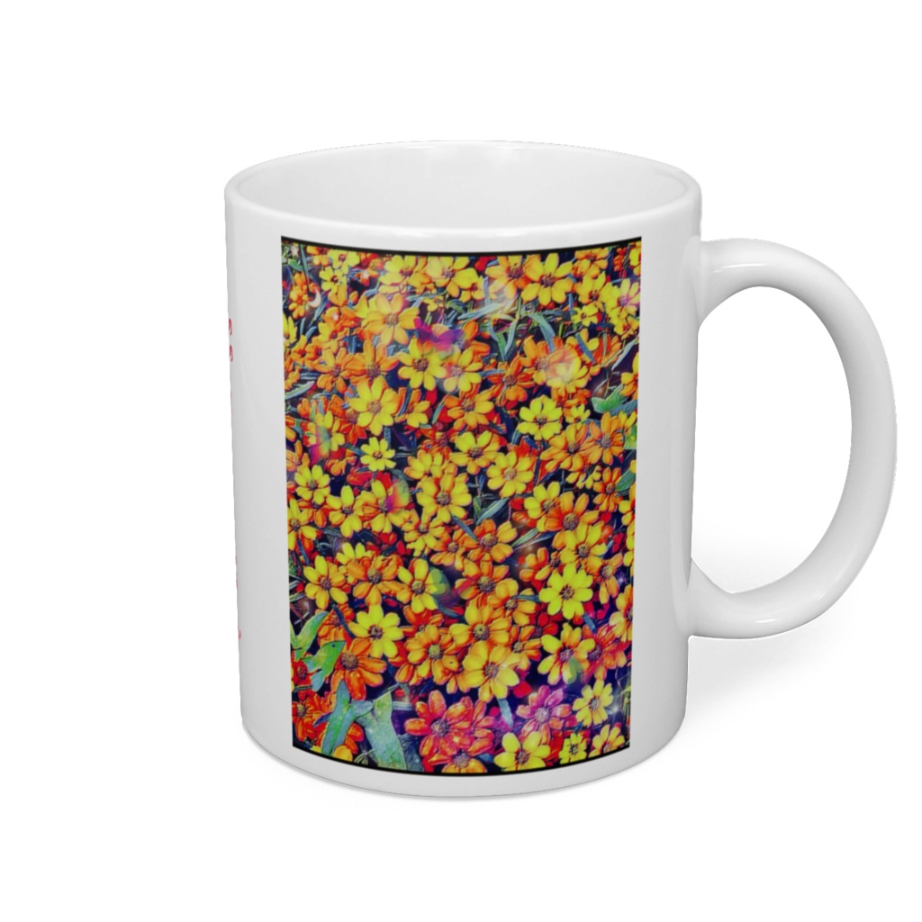 a-272 路傍の花 夢 秋の温かさ Roadside flowers Yume Autumn warmth マグカップ