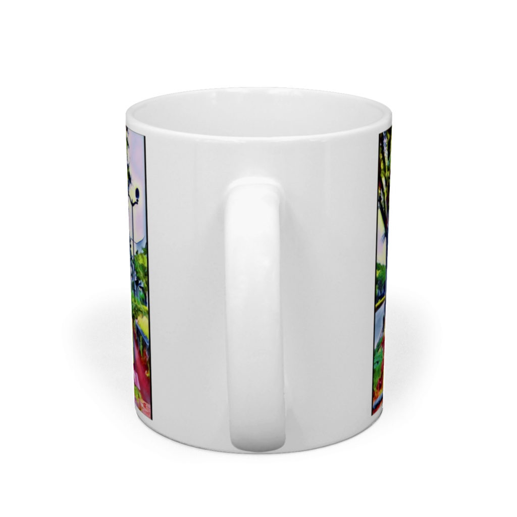 a-156 君と遊歩道 You and me and the boardwalkマグカップ