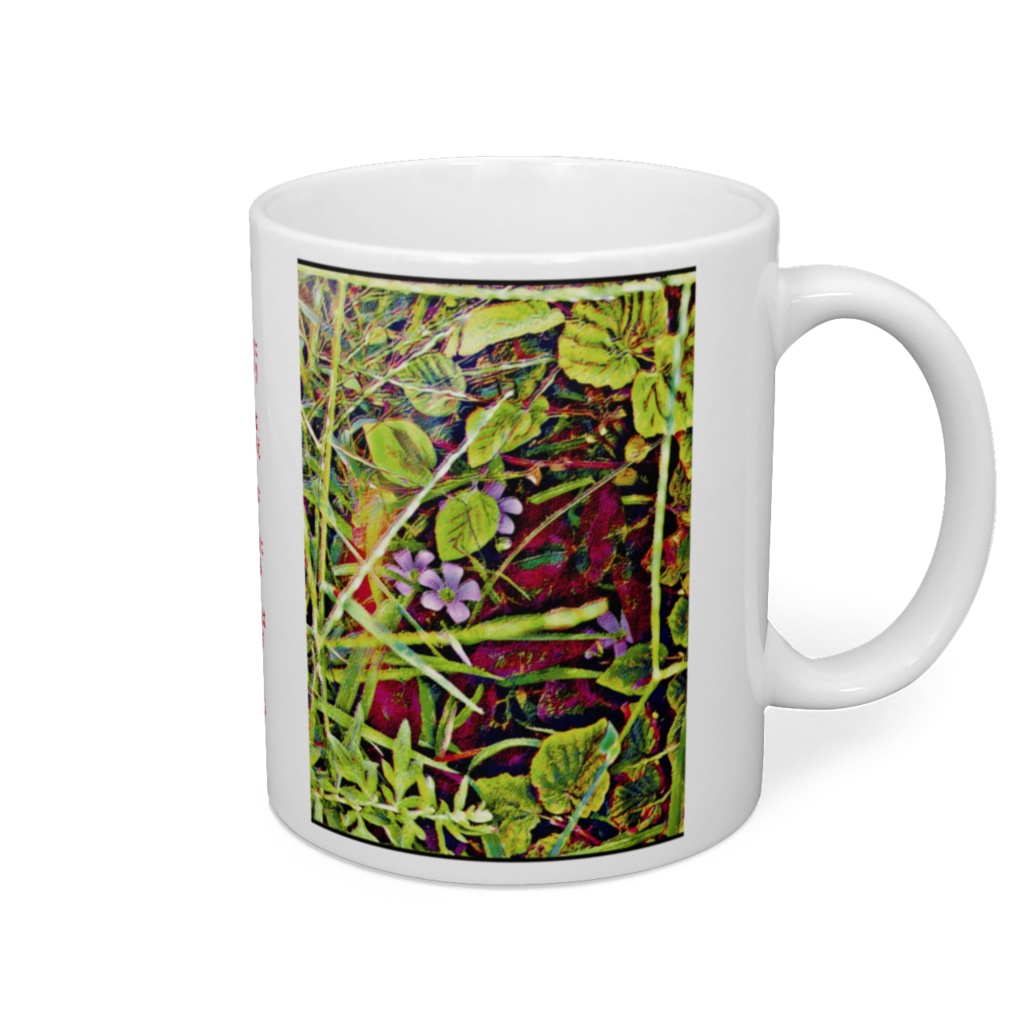 a-250 路傍の花 想いの人 Roadside flowers Lover マグカップ