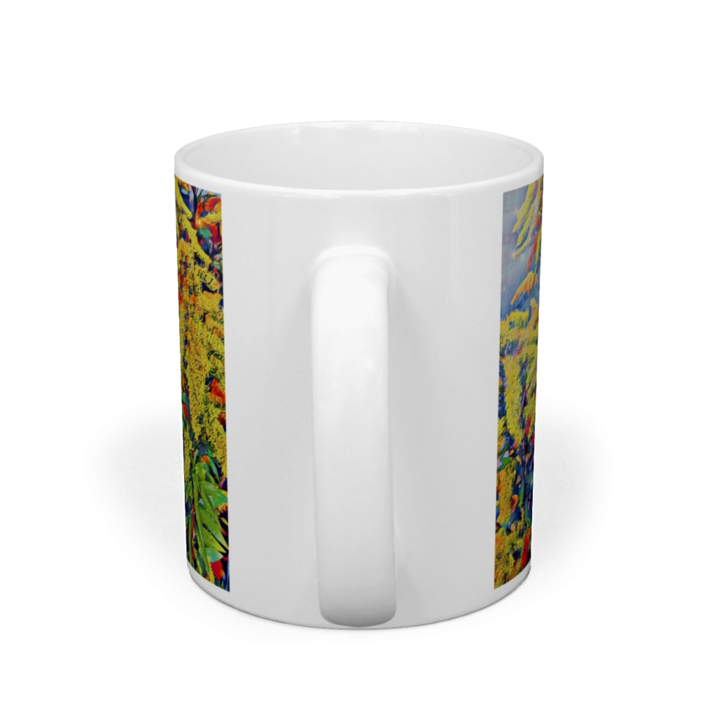 a-258 路傍の花 背高泡立草 Road side Flower Solidago canadensis マグカップ