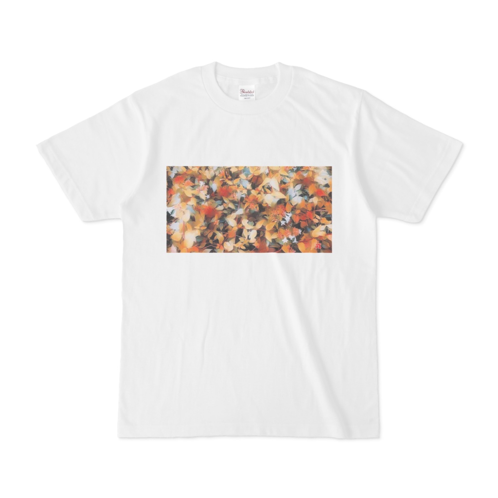 H-2 壁紙Tシャツ -落葉-