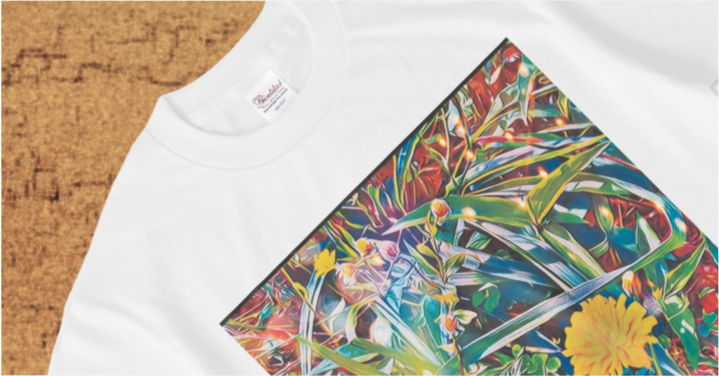 a-336 路傍の花 最後の恋 Roadside flowers Last love Tシャツ