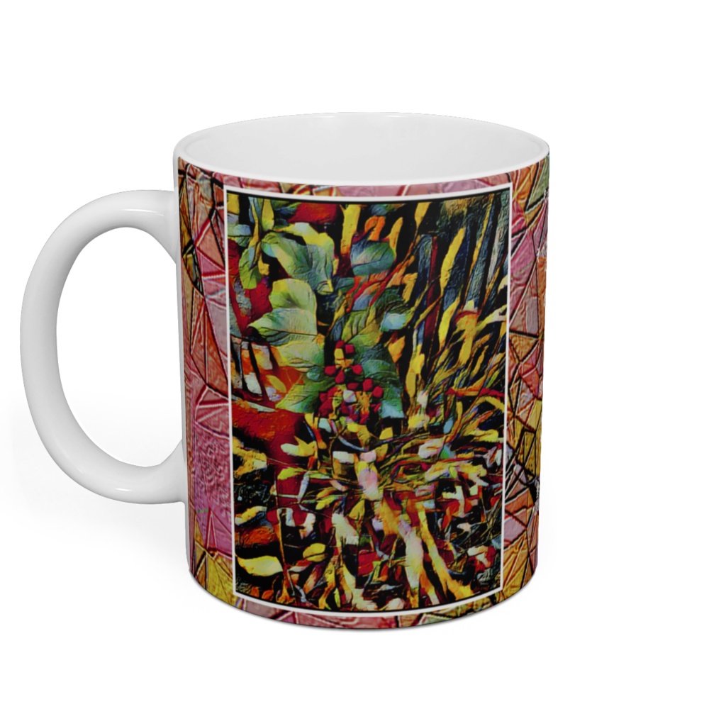 a-352 暖 路傍の花 Warm roadside flowers マグカップ