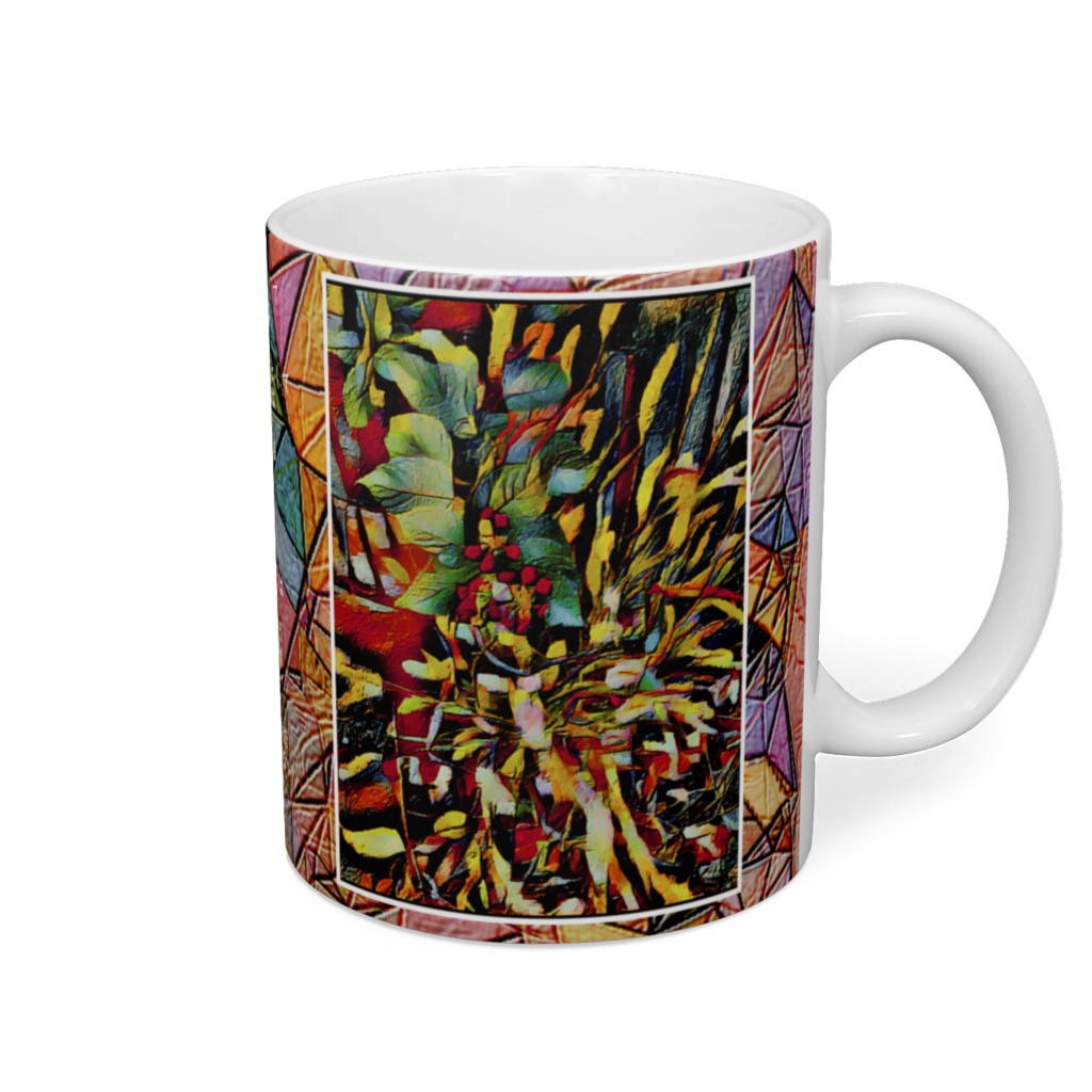 a-352 暖 路傍の花 Warm roadside flowers マグカップ