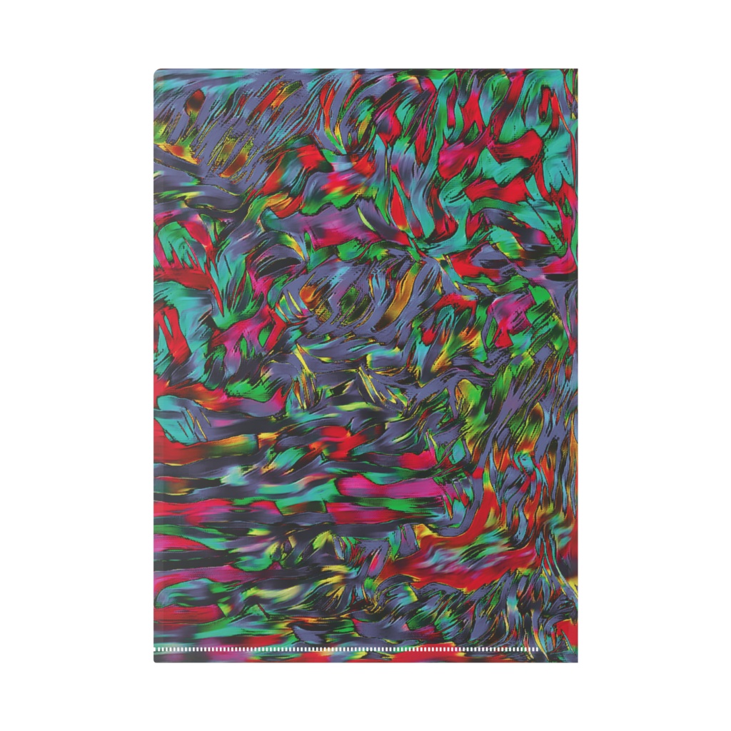 a-378 宙に描く地図 Map drawn in the sky クリアファイル