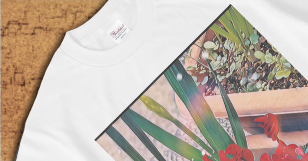 a-396 花 その一瞬 Flower that moment Tシャツ