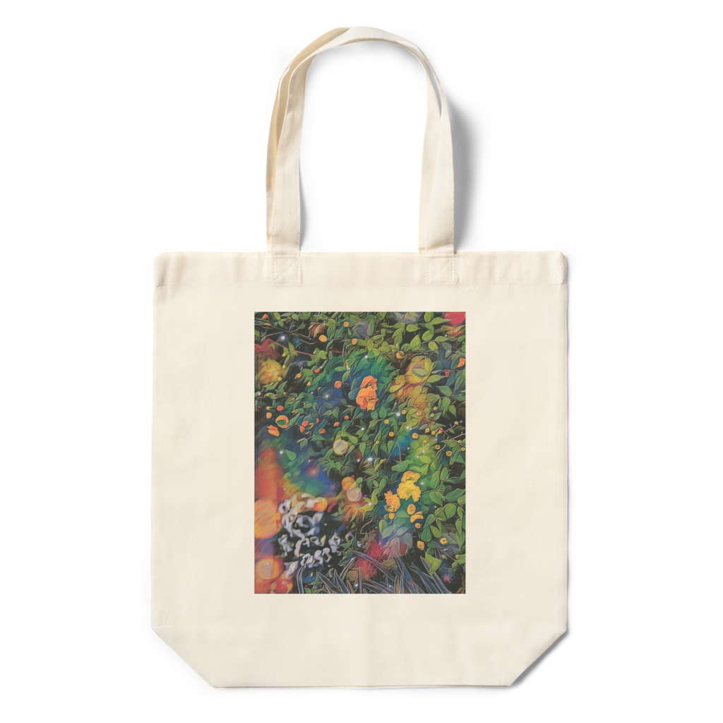 a-457 花 時の断面 Cross section at the time of flowe エコバッグ