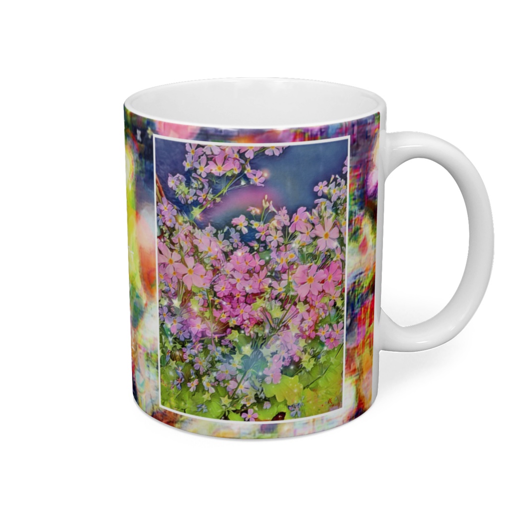 a-458 花 移ろいゆく思い Flowers changing feelings マグカップ