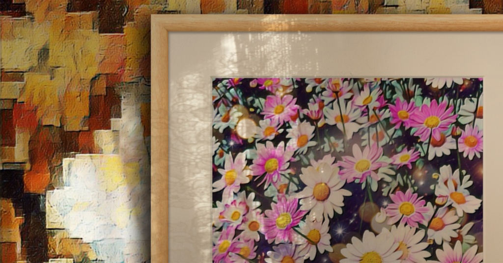 a-464 花 期待とのコントラスト Flowers Contrast with expectations プリモアート(複製画)