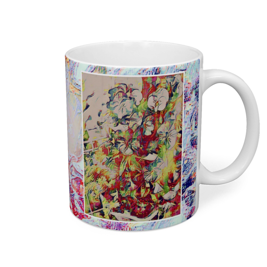 a-497 花 陽炎Flower heat hazeマグカップ