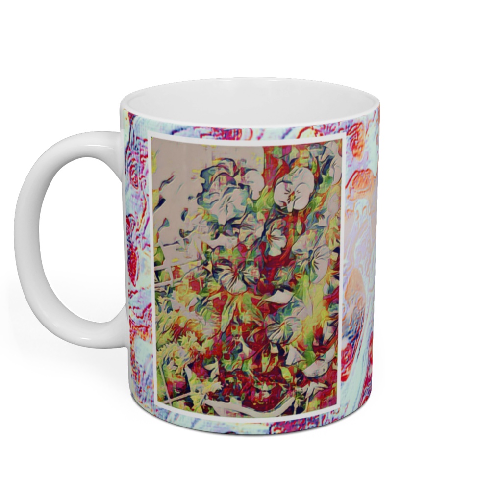 a-497 花 陽炎Flower heat hazeマグカップ