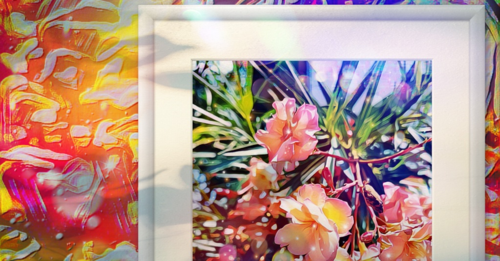 a-498 路傍の花 夏 艶やか Roadside flowers summer glossy プリモアート(複製画)