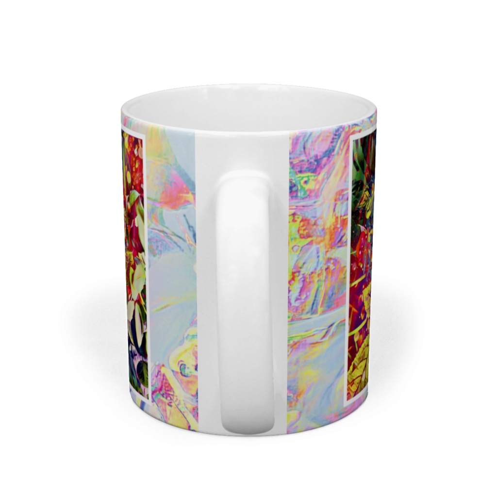 a-540 デジタルラッピングローズ Digital wrapping rose マグカップ