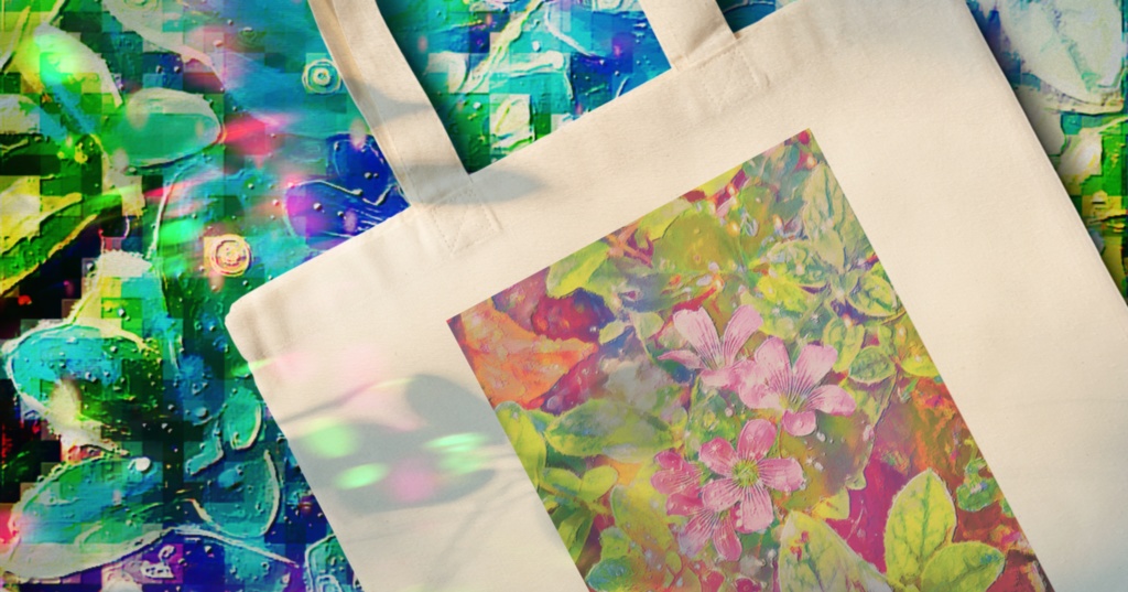 a-544 スペクトラム フラワー Spectrum Flowers エコバッグ