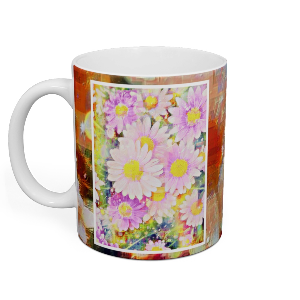 a-587 花 夏の想い出Flowers Summer memories マグカップ