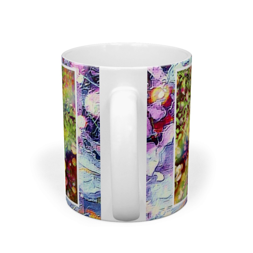 a-591 黄色く咲花 Yellow bloom マグカップ☆応援企画商品☆