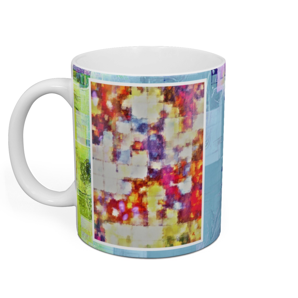 a-612 壁に透ける夏の日の思い出 Memories of a summer day through the wall マグカップ ☆応援企画商品☆