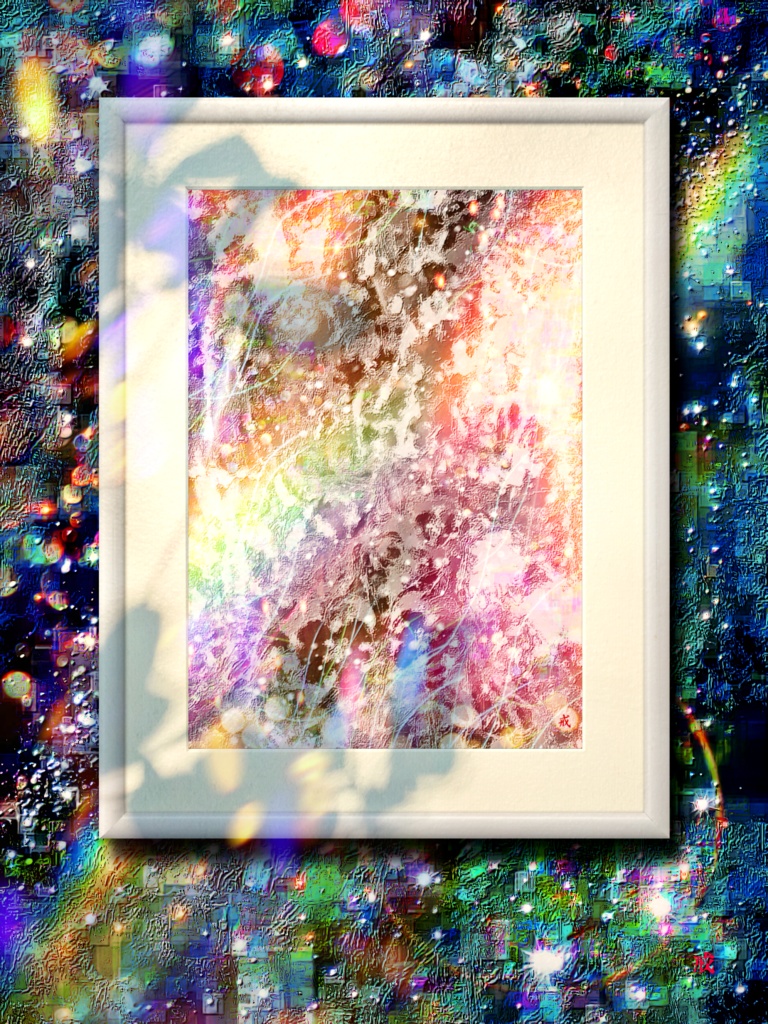 a-621 白狐様 White fox God プリモアート(複製画)