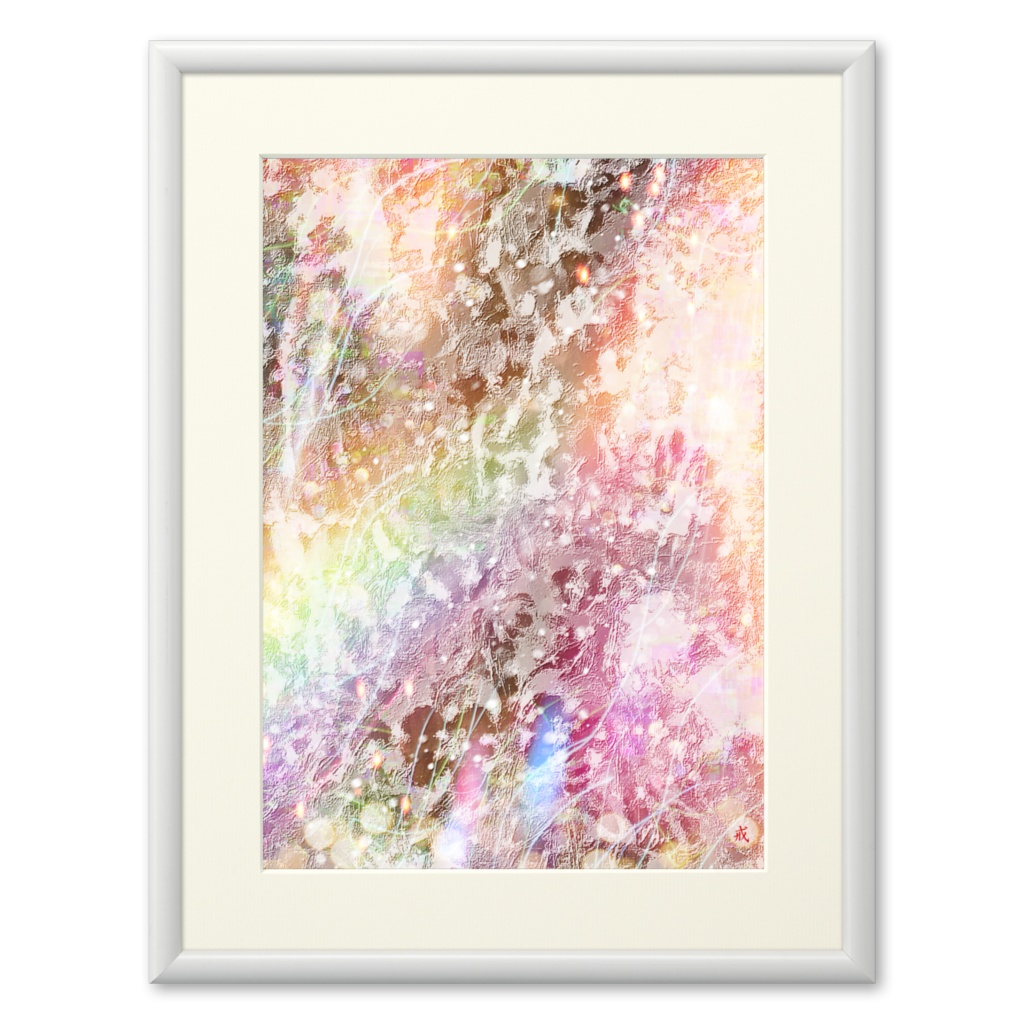 a-621 白狐様 White fox God プリモアート(複製画)