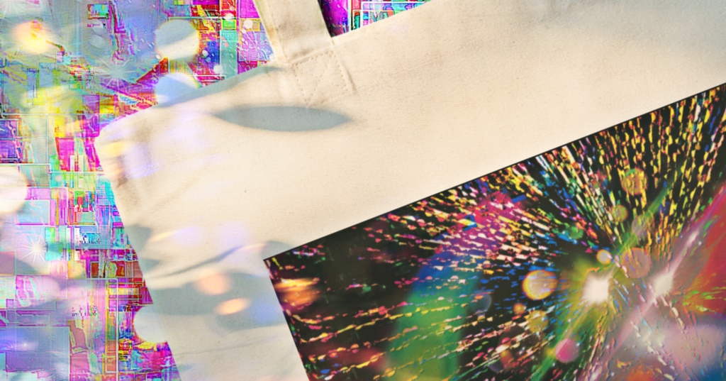 a-623 虹色 サウンドロード Rainbow sound road トートバッグ ☆応援企画商品☆