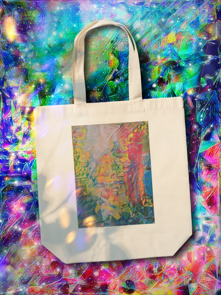 a-627 滴り落ちる幻想 Trickle down illusion トートバッグ ☆応援企画商品☆