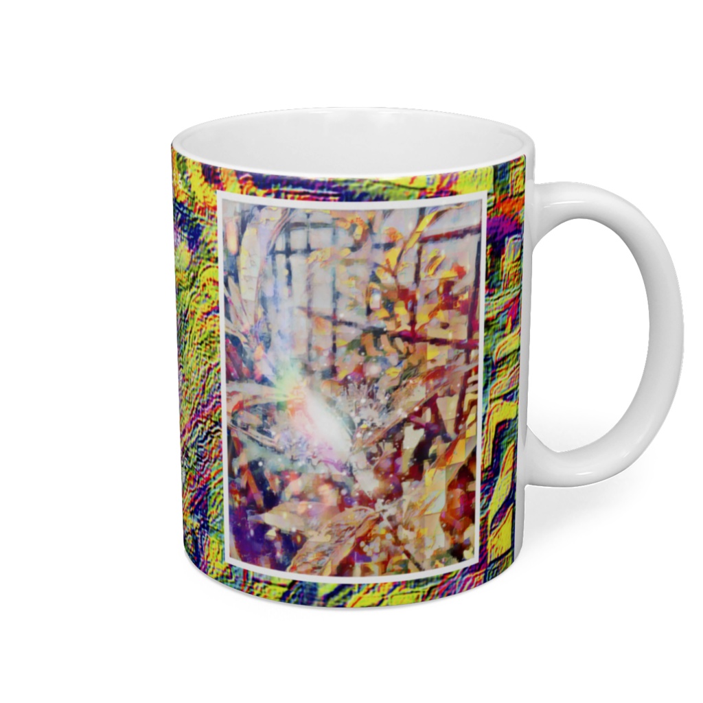 a-628 兆し 眩く弾ける秋節 Signs and dazzling autumn festival マグカップ