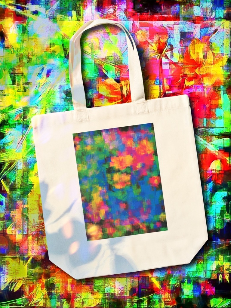 a-631 淡き色に溺れて Drowning in a pale color トートバッグ ☆応援企画商品☆