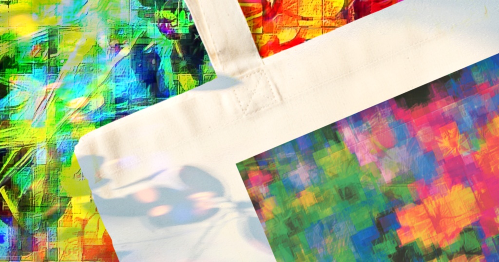 a-631 淡き色に溺れて Drowning in a pale color トートバッグ ☆応援企画商品☆