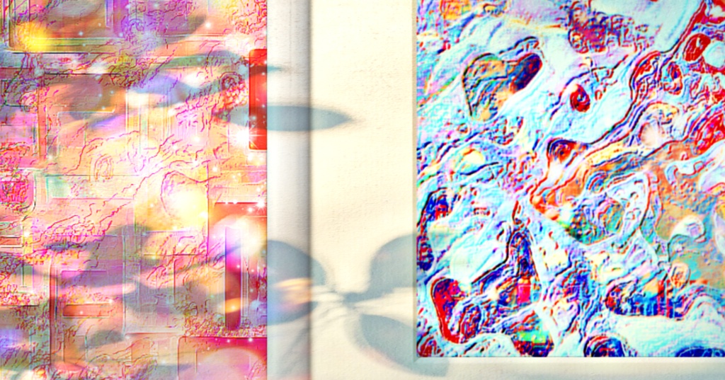 a-641 駿河の潮風と透かし赤富士 Suruga sea breeze and openwork red Fuji プリモアート(複製画) ☆応援企画商品☆