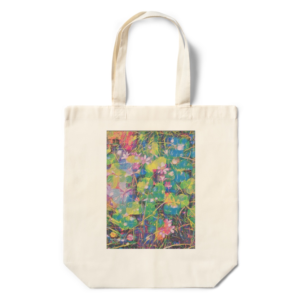 a-651 幸運を探す仮想空間 Virtual space for good luck トートバッグ ☆応援企画商品☆