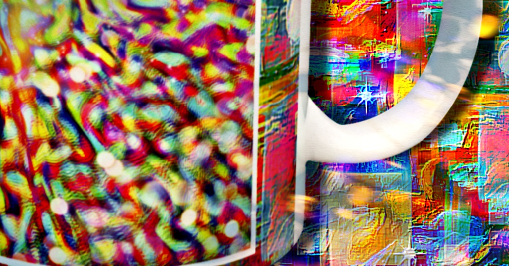 a-652 光波 弾ける夏 Light wave bursting summer マグカップ ☆応援企画商品☆