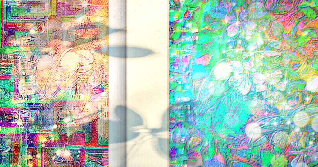 a-657 光 虹 遊戯 The light Rainbow Play プリモアート(複製画) ☆応援企画商品☆