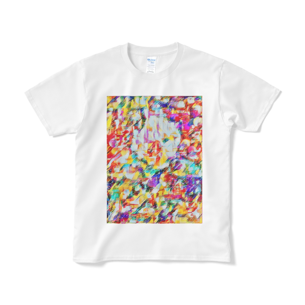 a-658 光 錯視 肖像画 Optical illusion portrait Tシャツ ☆応援企画商品☆